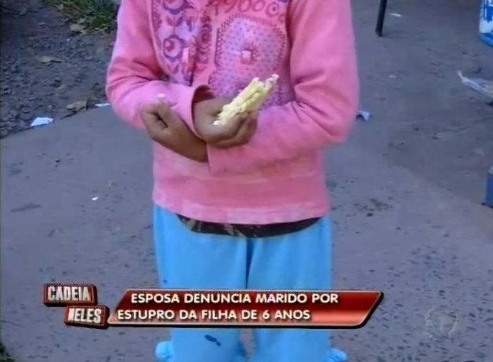 Menina era estuprada pelo pai (Crédito: Reprodução)