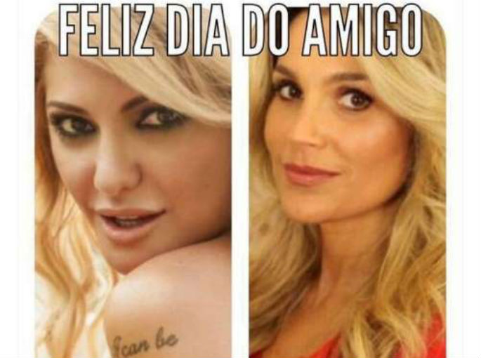 Antonia Fontenelle posta montagem no Instagram