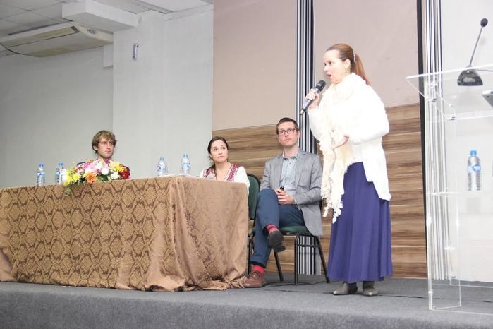 Nydia Monteiro durante o Congresso