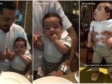 Aline Gotschalg posta foto do filho: