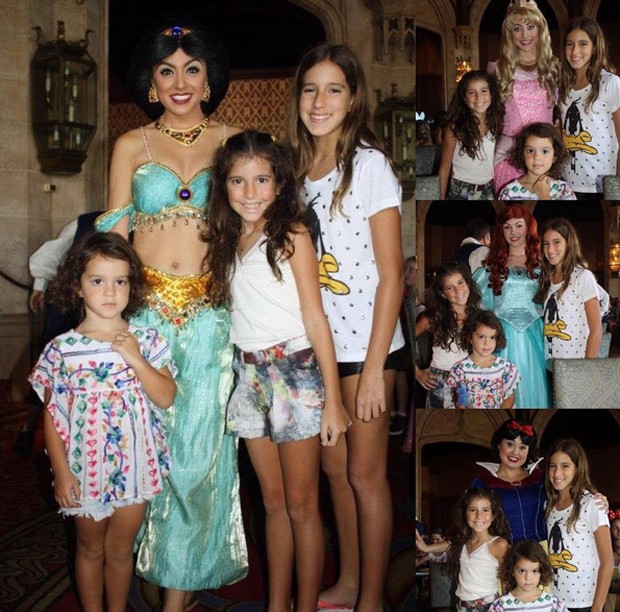 Rodrigo Faro curte férias com mulher e filhas em Miami (Crédito: Reprodução)