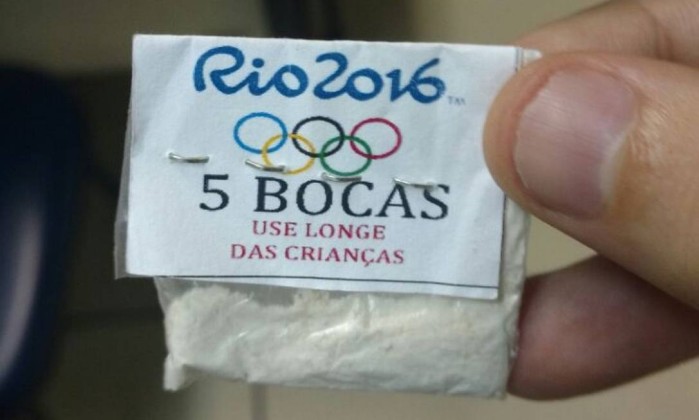 Pacote apreendido (Crédito: Reprodução)