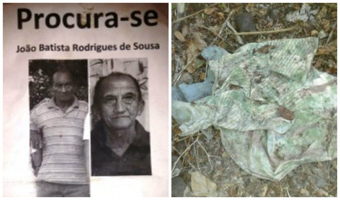 Um caçador encontrou os restos mortais do idoso