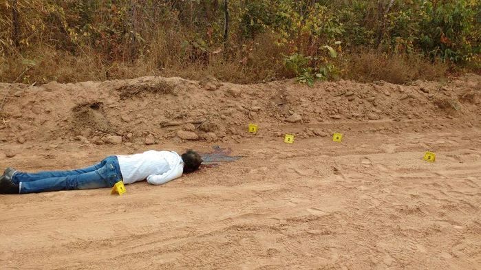 Polícia isolou a àrea (Crédito: Reprodução)