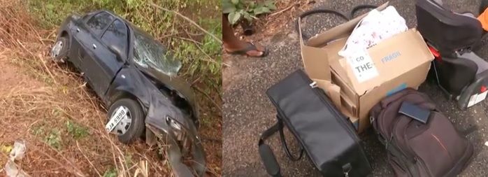 Colisão entre 3 veículos deixa um morto e três feridos em Caxias (Crédito: reprodução)