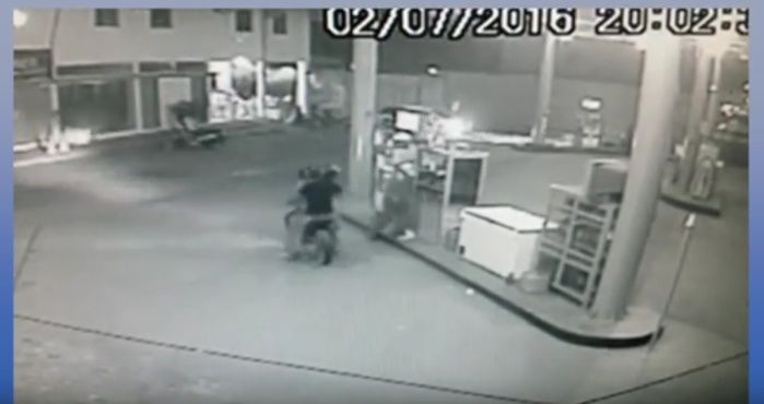 Assalto a posto em Esperantina (Crédito: Reprodução)