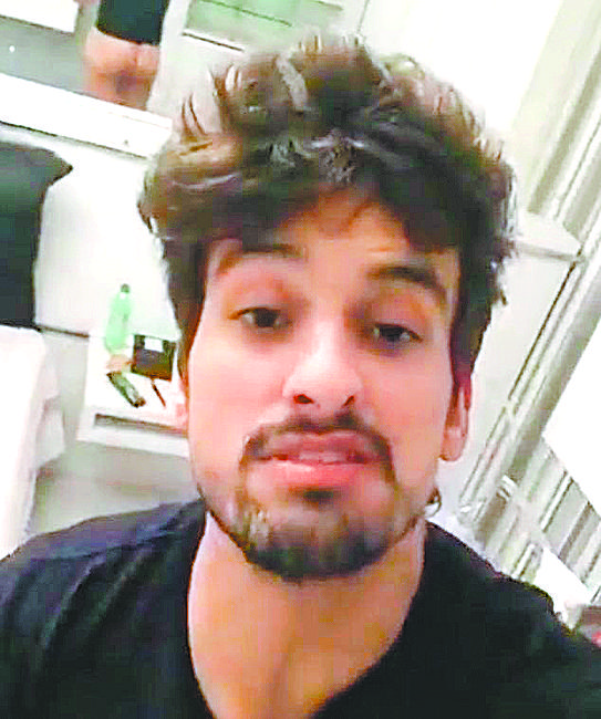 Leo Rodriguez postou nudes (Crédito: Reprodução/ Snapchat)