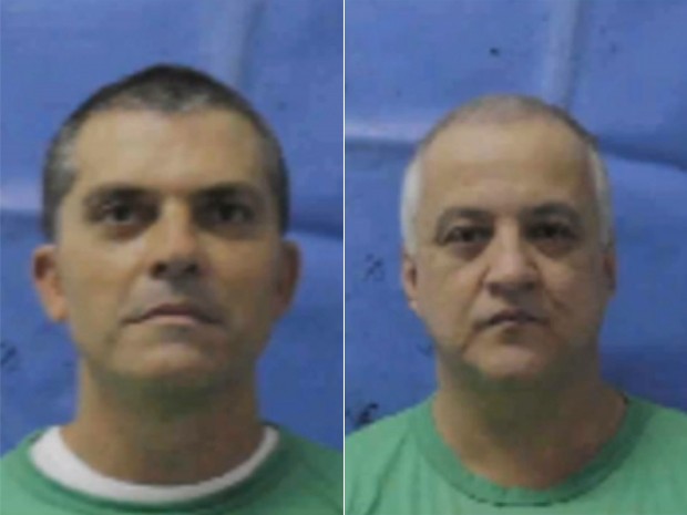Cavendish e Cachoeira tiveram cabelos raspados (Crédito: Reprodução/ Globo)