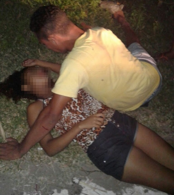 Jovem ficou desacordada após acidente (Crédito: Reprodução)