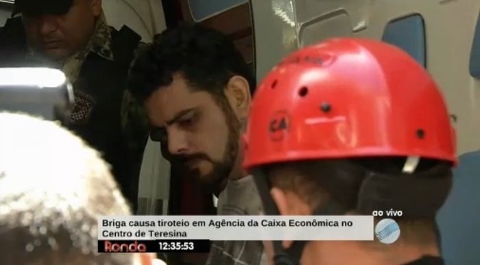 Jailson recebeu atendimento pelo Corpo de Bombeiros (Crédito: Reprodução/TV Meio Norte)