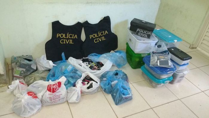 Apreensão da Polícia Civil (Crédito: Reprodução)