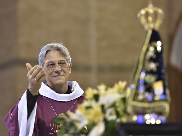 Dom Aldo apresentou carta da reúncia, que foi aceita pela Igreja (Crédito: Santuário de Aparecida)