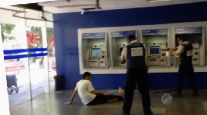 Mais seguranças apareceram no local (Crédito: Reprodução/TV Meio Norte)