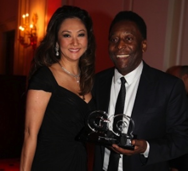 Pelé e Márcia (Crédito: Divulgação)