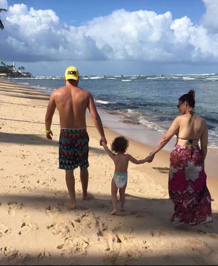 Solange Almeida reata com ex marido e curte férias na Bahia (Crédito: Reprodução)