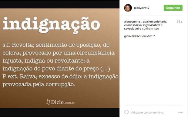 Imagem foi compartilhada no Instagram (Crédito: Reprodução)
