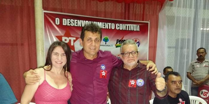 PT oficializou Tonho Veríssimo a reeleição e Zé Valdo a vice.  