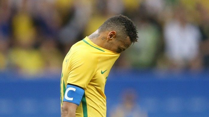 Neymar ainda não teve bom rendimento nas Olimpíadas (Crédito: Divulgação)