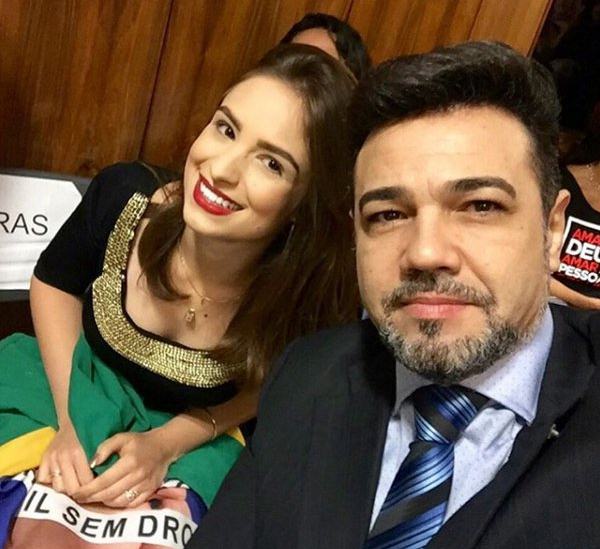 Patricia Lellis e Feliciano (Crédito: Reprodução)