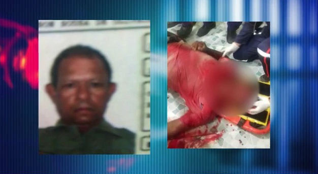 Policial foi socorrido, mas não resistiu