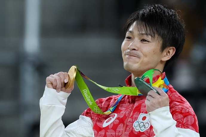 Kohei Uchimura levou mais um ouro (Crédito: AFP)