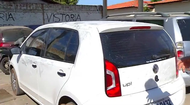 Veículo modelo UP recuperado pela Polinter