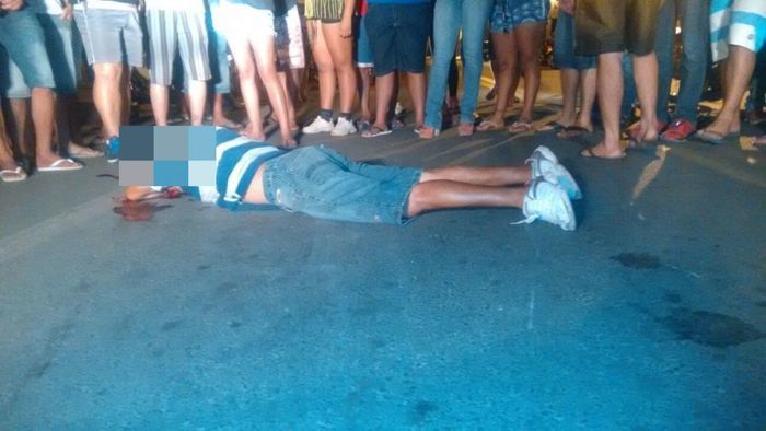 Homem ficou ferido com acidente (Crédito: Reprodução)