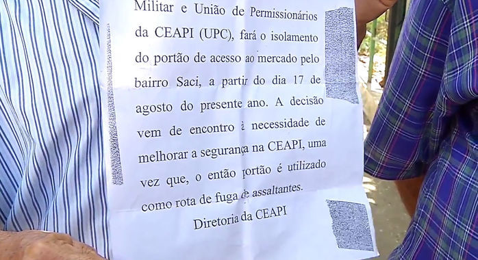 Comunicado da Ceapi (Crédito: Reprodução)