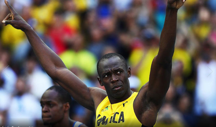 Bolt não forçou sua prova e fez o quarto tempo na eliminatória (Crédito: Getty)