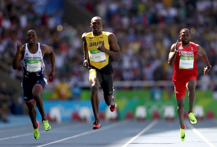 Bolt não forçou sua prova e fez o quarto tempo na eliminatória (Crédito: Getty)