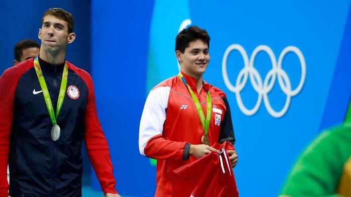 Joseph Schooling desbancou o ídolo Phelps e ainda quebrou o recorde olímpico (Crédito: Getty)