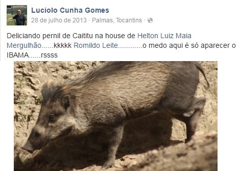 Postagem do superintendente em 2013 ironizava o órgão (Crédito: Reprodução)