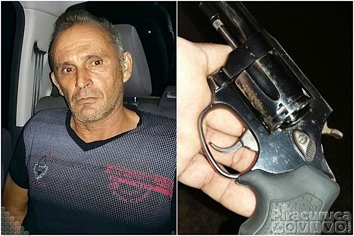 Polícia prende homem com arma de fogo em Piracuruca (Crédito: Reprodução)