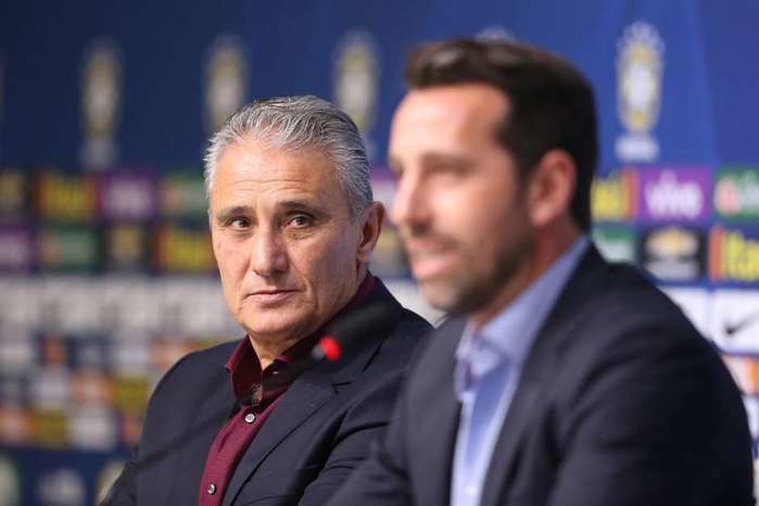 Tite e Edu (Crédito: MoWA Press)