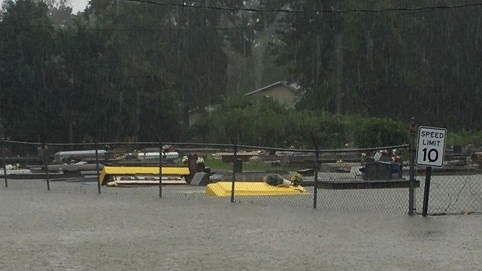 Cena registrada em cidade da Louisiana (Crédito: Reprodução)