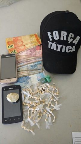 Força Tática desbarata boca de fumo no bairro Nova Teresina (Crédito: Reprodução)