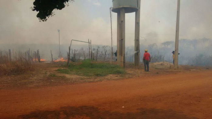Incêndio florestal em Picos