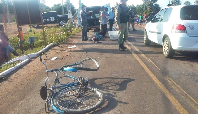 Bicicleta da vítima (Crédito: Reprodução)