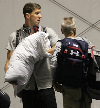 Michael Phelps desembarca no Rio (Crédito: Fabrício Marques)