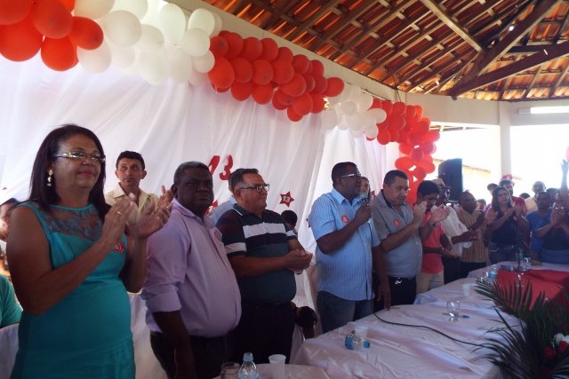 partidos PT,PSB,PCdoB,DEMOCRATAS realizam convenção em cajazeiras