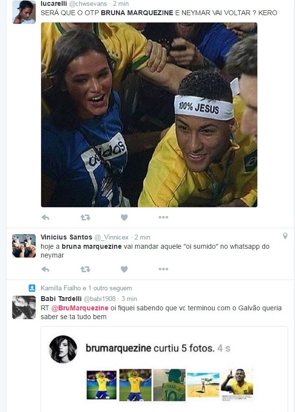 Fãs até criaram situações e se divertiram (Crédito: Reprodução)