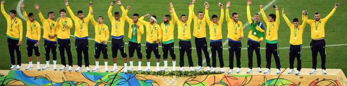 Com título no futebol, Brasil bate recorde de ouro em uma olimpíada