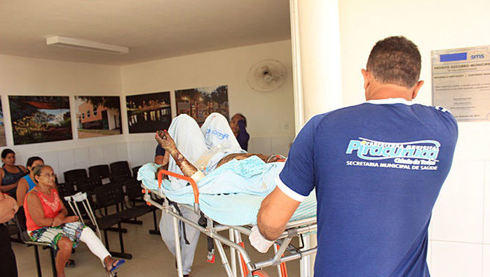 Jovem foi transferido para o HUT (Crédito: Piracurucaaovivo)
