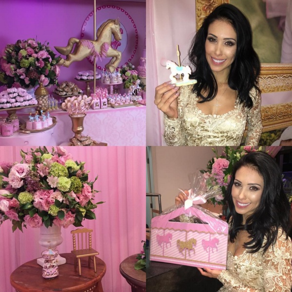 Bella Falconi celebra o aniversário de um ano da filha (Crédito: Reprodução)