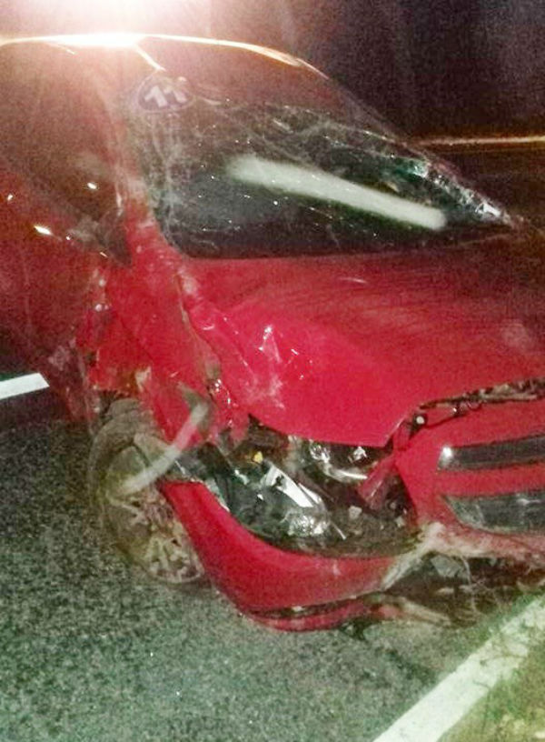 Carro com professores capota na BR-407 (Crédito: Cidades na net)