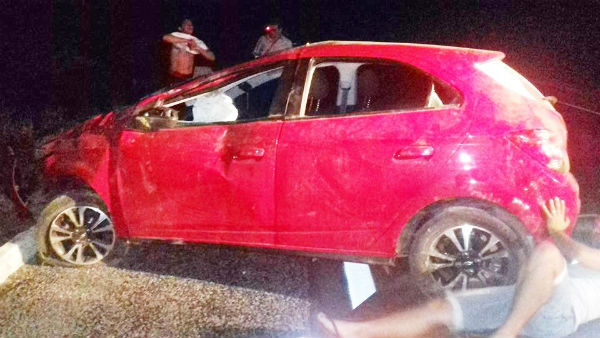 Carro com professores capota na BR-407 (Crédito: Cidades na net)