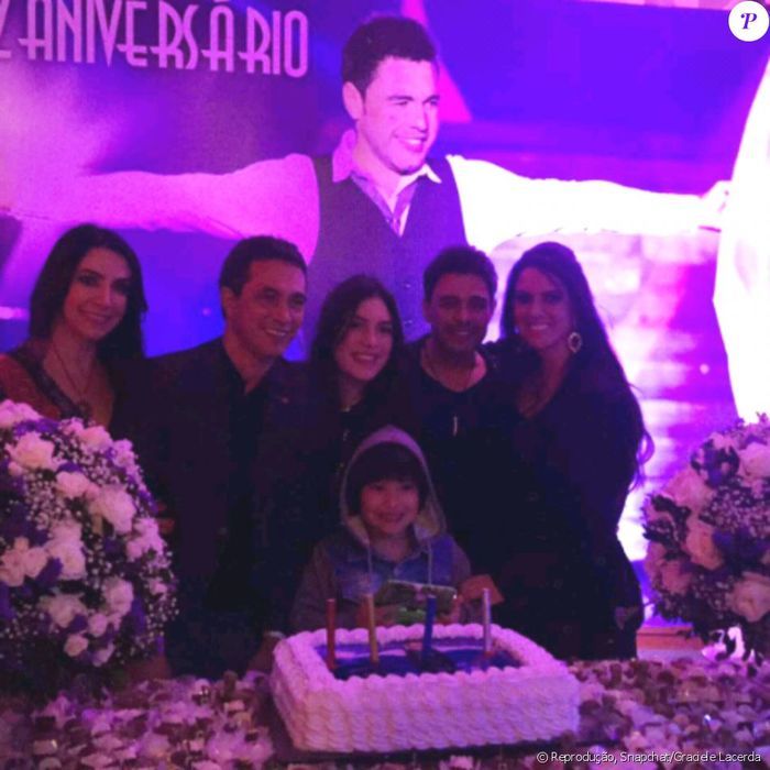 Graciele faz festão para Zezé, e filhas do sertanejo não comparecem (Crédito: Reprodução)