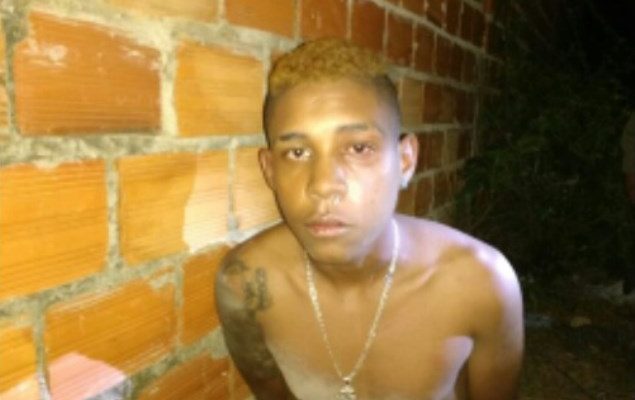 Jovem preso em José de Freitas (Crédito: Reprodução)