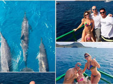 Sheila Mello exibe corpão durante férias com família em Noronha