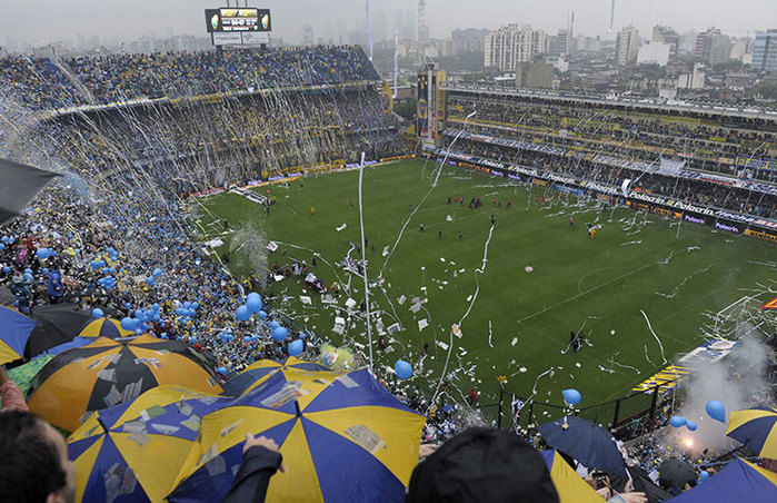 Estádio La Bombonera. Chineses querem firmar acordo com validade até 2027 (Crédito: Reprodução)